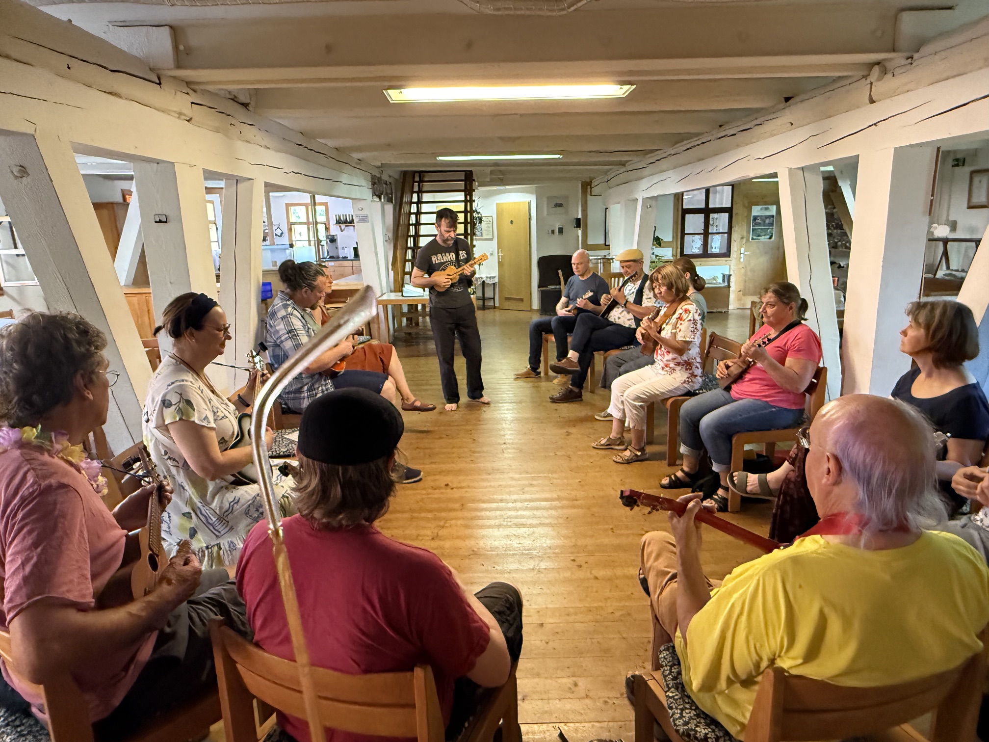 Workshop auf Göttinger Ukulelefst